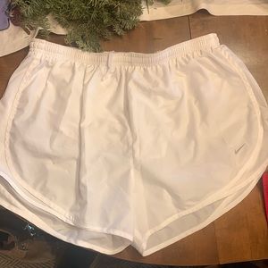 White Nike Shorts